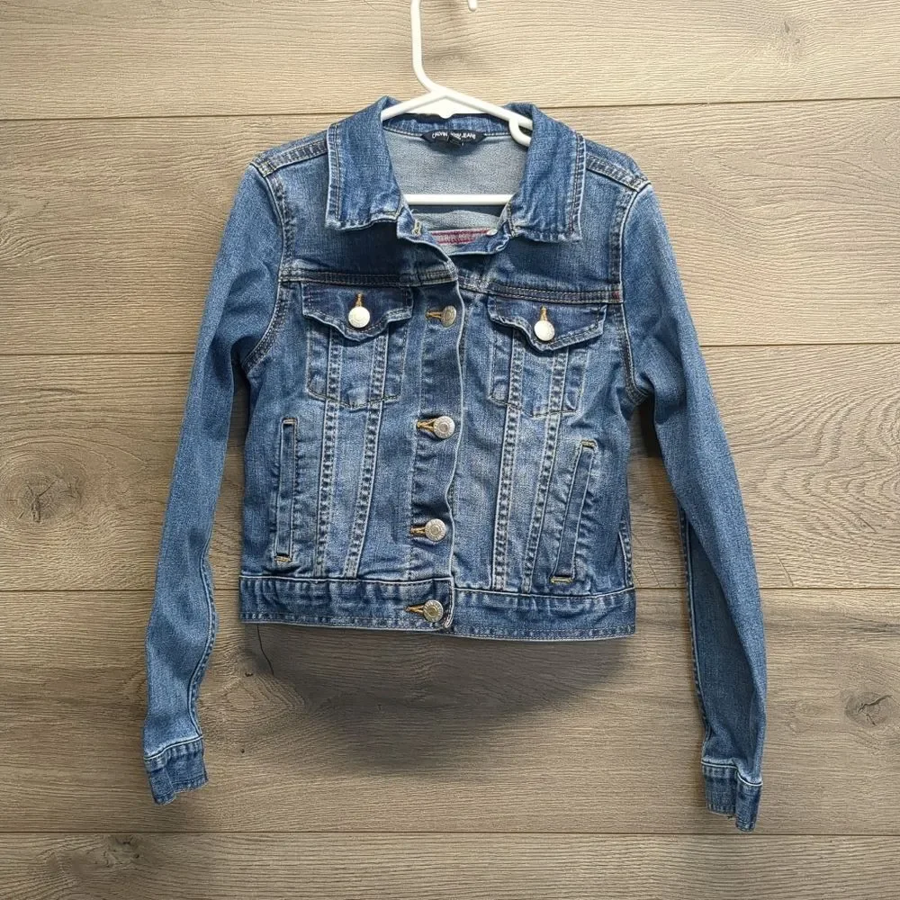 Calvin Klein Jeans Denim Jacket Girls Size 8/10 Medium